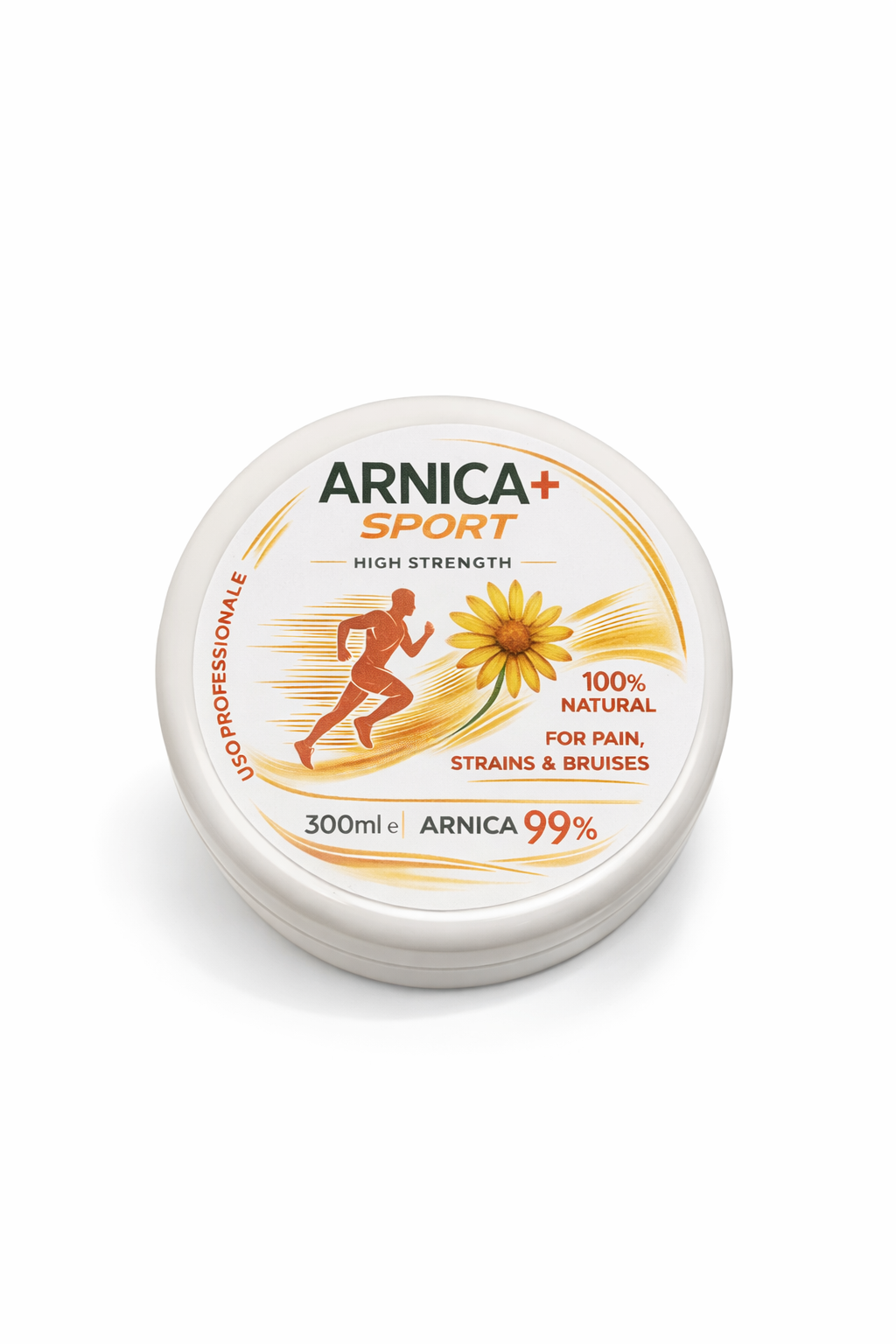 Arnica Sport 300ml Muscle Recovery Cream | Arnica 99% Swiss Formula for Athletes