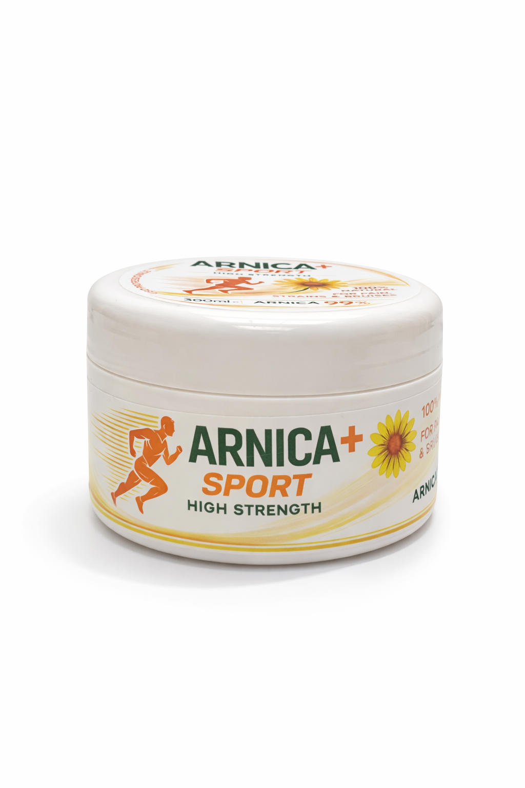 Arnica Sport 300ml Muscle Recovery Cream | Arnica 99% Swiss Formula for Athletes