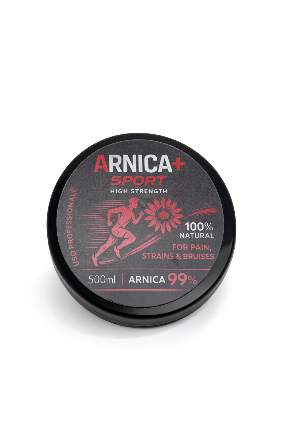 Arnica Sport 500ml Professional Muscle Recovery Cream | Arnica 99% Swiss Formula