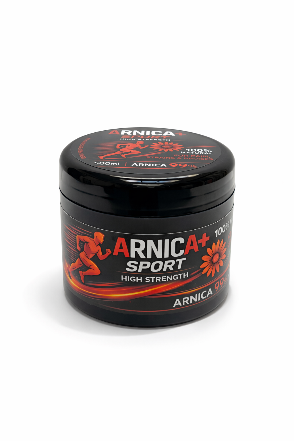 Arnica Sport 500ml Professional Muscle Recovery Cream | Arnica 99% Swiss Formula