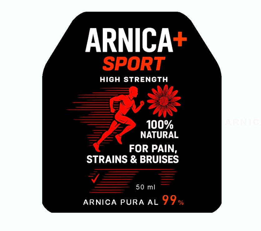 Arnica+ SPORT Roll-On 50ml – High Strength 99% Pure Arnica | Fast Relief for Pain, Strains & Bruises